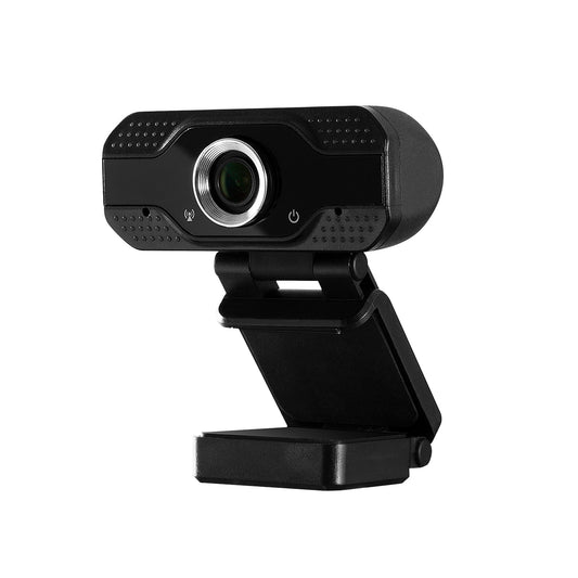 HD Pro Webcam, Full HD 1080p/30fps Videoanrufe, klares Stereo-Audio, HD-Lichtkorrektur, funktioniert mit Skype, Zoom, FaceTime, Hangouts, PC/Mac/Laptop/Macbook/Tablet – Schwarz