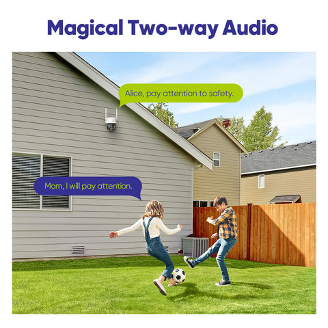 2K PT 10-Kanal NVR mit 3MP drahtlosem Pan& Tilt kamerasystem, 10.1" LCD-Monitor, Pack aus 2 Kameras, 66 FT Nachtsicht, 33 FT Vollfarbaufnahme, Automatische Verfolgung, drahtloser Sprachdurchsprechanlage, Zwei-Wege-Sprechanlage, kompatibel mit Alexa 2K PT 10-Kanal NVR mit 3MP drahtlosem Pan& Tilt kamerasystem, 10.1" LCD-Monitor, Pack aus 2 Kameras, 66 FT Nachtsicht, 33 FT Vollfarbaufnahme, Automatische Verfolgung, drahtloser Sprachdurchsprechanlage, Zwei-Wege-Sprechanlage, kompatibel mit Alexa