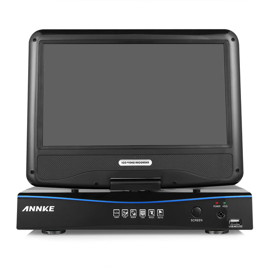 ANNKE 1080P Wireless Video Security NVR, H.264+, Fernzugriff, Bewegungserkennung