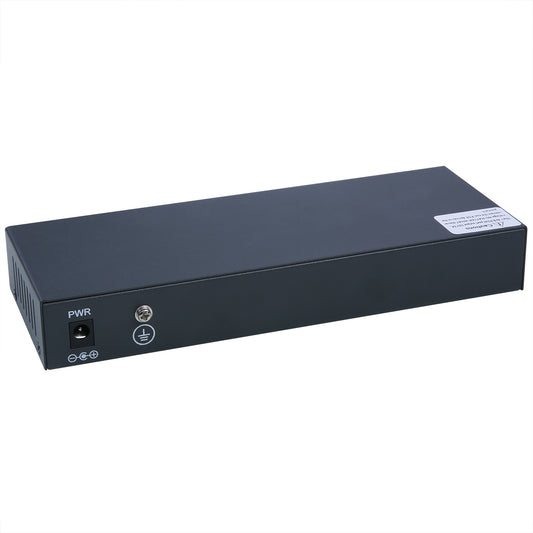 8POE+1FE 9 PORT POE Schalter, Plug-and-Play, energieeffizient, robustes Metallgehäuse, Tisch- oder Wandmontage