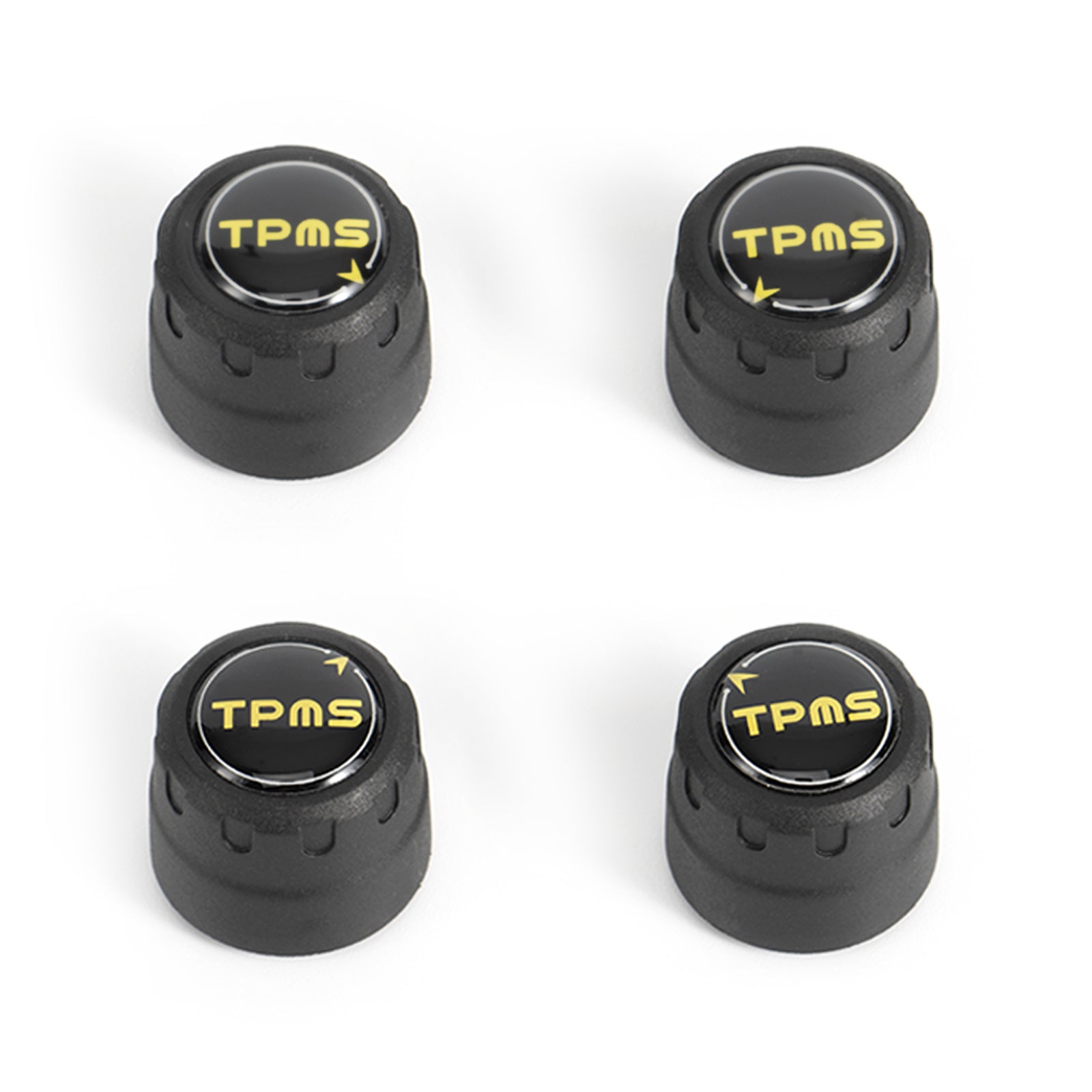 Riloer Bandenspanningsmonitor Met Zonne-energie – Draadloos TPMS Voor 4 Banden, Groot LCD-scherm, Externe Sensoren & USB Opladen