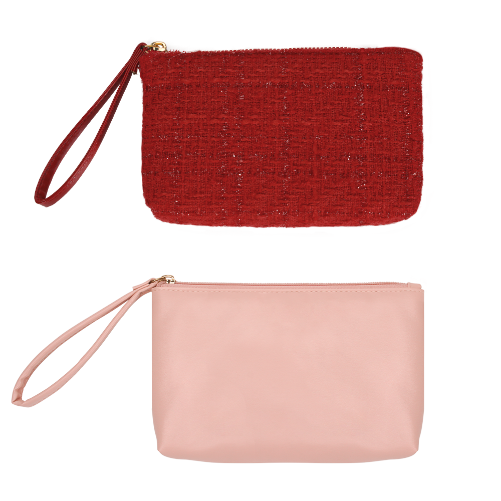 Pouches: Wristlets, Cosmetic & Toiletry Bags