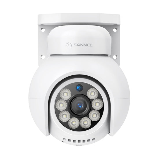 4K POE Überwachungskamera, 8MP Ultra-HD (3840×2160), 350°/90° PTZ Schwenkbar, Intelligente Personen-/Fahrzeugerkennung, 2-Wege-Audio, 256GB Großer lokaler Speicher, IP66 Wasserdicht, arbeiten mit SANNCE N98PBD/N96PBK