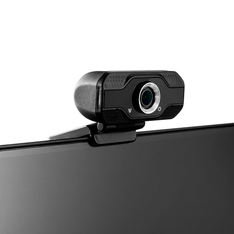 HD Pro Webcam, Full HD 1080p/30fps Videoanrufe, klares Stereo-Audio, HD-Lichtkorrektur, funktioniert mit Skype, Zoom, FaceTime, Hangouts, PC/Mac/Laptop/Macbook/Tablet – Schwarz