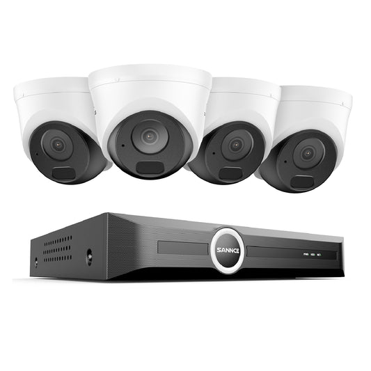 3MP 8-Kanal-PoE-Sicherheitssystem, 6MP NVR, S+265., intelligente Bewegungserkennung, intelligente Wiedergabe, intelligente Benachrichtigung mit angehängtem Bild