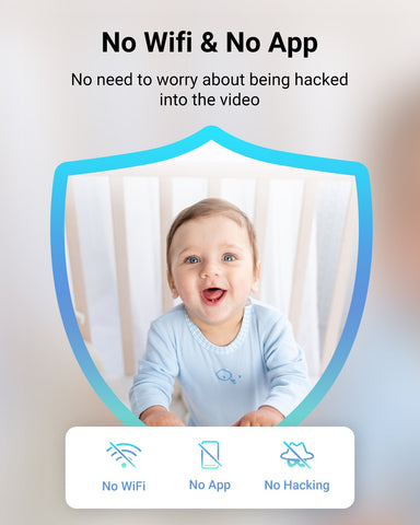 Vacos 720p Babyphone Video-Überwachungsgerät, 5 Zoll LCD Bildschirm mit HD Baby Monitor 1280*720p