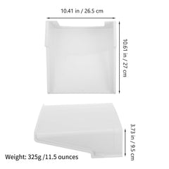 4er-Pack Universal Sun Rain Shade Kamera-Abdeckungsschild für SANNCE/ANNKE/Hikvision/Nest/Ring/Arlo/Dome/Bullet Außenkamera – Weiß