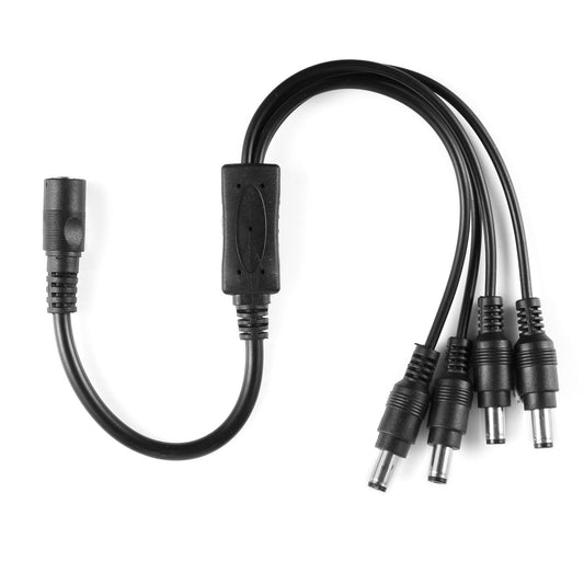 Ein-Viertel-Netzkabel, 330mm lang, mit Drahtfeile, mehrfach verseilter blanker Kupferkern, 5,5*2,1 Stimmgabelstecker