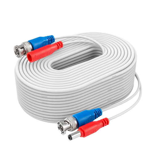 100% UL-zertifiziertes Brandschutz 30m All-in-One BNC Video Stromkabel