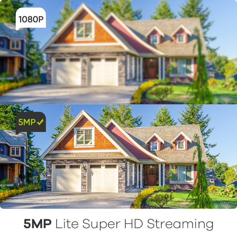 1080p Lite 8-Kanal Wired Security DVR System W / 4pcs 2MP Outdoor & Indoor Turret-Kameras, Smart Motion Detection