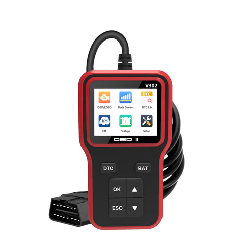 Auto-Codeleser, OBD2-Auto-Codescanner, Motorkontrollleuchte, Fehlercodeleser, Scanner, EOBD-CAN-Protokolle, Diagnosetool für OBDII-Autos seit 1996