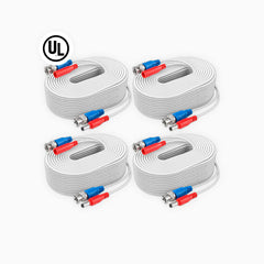 100% UL-zertifiziertes Brandschutz 30m All-in-One BNC Video Stromkabel