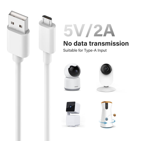 10ft/3m USB-Kabel 5V/2A Geeignet für Typ-A-Eingang