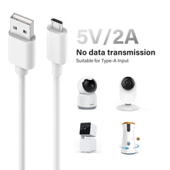 10ft/3m USB-Kabel 5V/2A Geeignet für Typ-A-Eingang