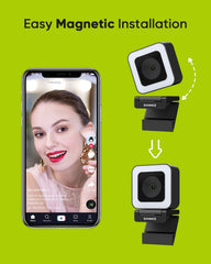 Zertifiziertes Geprüftes Gerät 2K 4MP Super HD USB Webcam mit Autofokus