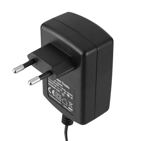 12V 2A EU Netzteil Adapter, Steckernetzteil, UL-gelistet, AC 100V-240V zu DC 12V 2A 24W Transformator, Universal Konverter für LED Streifen Lichter, CCTV Kamera, Sicherheitssystem, Router, Haushaltsgeräte