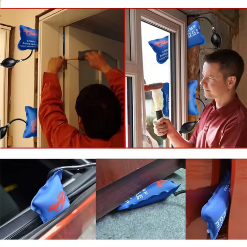 Aufblasbare Handwerkzeuge Auto Luftkeil Luftkissen Schloss Pick Set Blau Auto Fenster Tür Schloss Öffnungswerkzeug Kits Pumpenkeil Werkzeuge