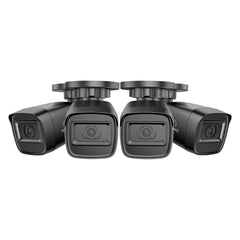 Certified Refurbished 2MP 4 Stück Outdoor Bullet CCTV Kameras, intelligente Erkennung von Personen/Fahrzeugen/Bewegungen (4-Pack)