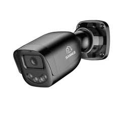 SANNCE 4CH Mini DVR Überwachungskamera-System, 4×1080P Außen-Bullet-Kameras, USB-C-Anschluss, Dual-Light-Farb-Nachtsicht, KI-Erkennung von Personen & Fahrzeugen, bis zu 512GB SD-Speicher, für Zuhause, Garage & Kleinunternehmen