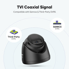2MP 2er-Set Outdoor Bullet CCTV-Kameras, Intelligente Personen-/Fahrzeug-/Bewegungserkennung (2 Stück)