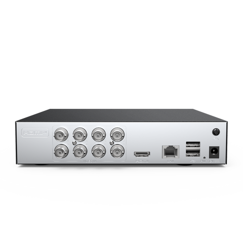 1080p 8CH PT Überwachungkamera Set, 4 Stück PT außen CCTV Kamera & Hybrid 5-in-1 DVR, 100ft Nachtsicht, Bewegungserkennung, IP65 Wasserdicht