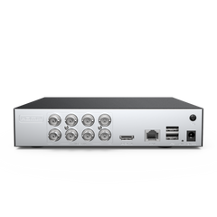 1080p 8CH PT Überwachungkamera Set, 4 Stück PT außen CCTV Kamera & Hybrid 5-in-1 DVR, 100ft Nachtsicht, Bewegungserkennung, IP65 Wasserdicht