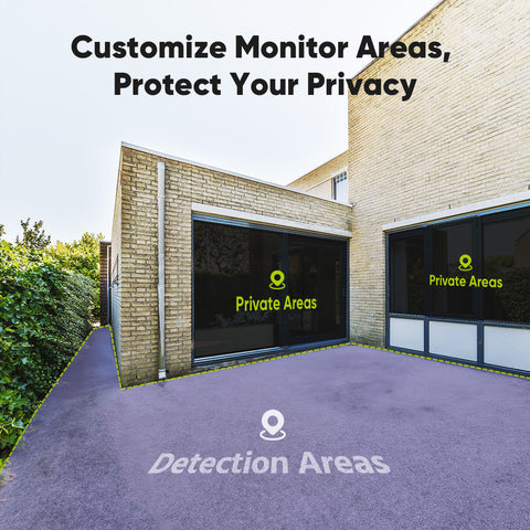 2MP 2er-Set Outdoor Bullet CCTV-Kameras, Intelligente Personen-/Fahrzeug-/Bewegungserkennung (2 Stück)