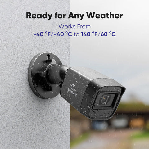 2MP 2 Stück Outdoor Bullet CCTV Kameras, intelligente Erkennung von Personen/Fahrzeugen/Bewegungen (2-Pack)