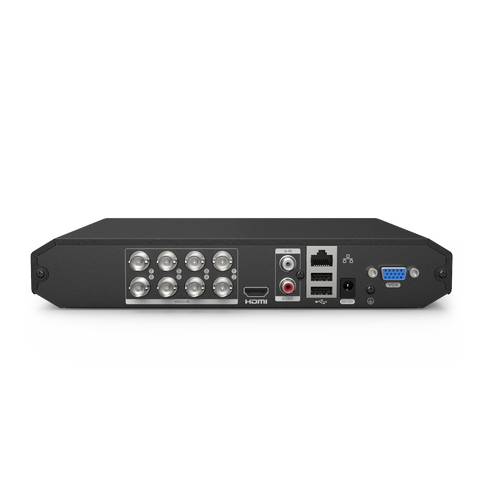 1080p Lite 8-Kanal Wired Security DVR System W / 4pcs 2MP Outdoor & Indoor Turret-Kameras, Smart Motion Detection