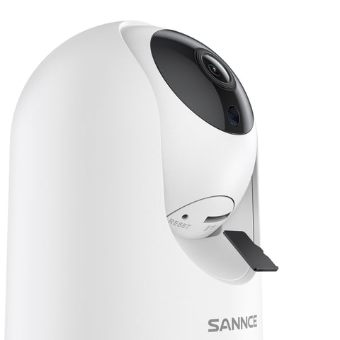 Zertifiziert Generalüberholt Q2 – 1080p WLAN-Schwenk-/Neigekamera mit Zwei-Wege-Audio, Personenerkennung, Ein-Knopf-Alarm, Cloud-Unterstützung & bis zu 128 GB lokaler Speicher, kompatibel mit Alexa