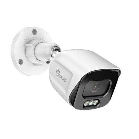 Camstro 4K 8-Kanal PoE CCTV-Überwachungssystem, 4K NVR mit 4× 5MP IP-Kameras, Farbnachtsicht, Anpassbare Bewegungszonen, Umfassende Intelligente Erkennung, Zwei-Wege-Audio-Gegensprechanlage, IP67 Wetterfest