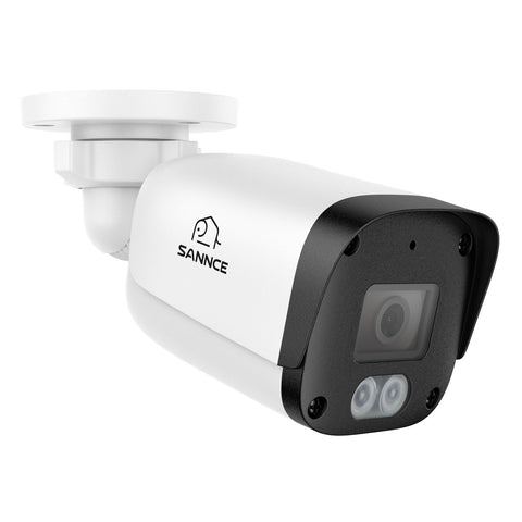 4K PoE-Sicherheitskamerasystem mit Audio, S+265-Komprimierung, KI-Erkennung, Dual-Light-Farbnachtsicht und IP67-Wasserschutz (8-Kanal-NVR + 6 Kameras)