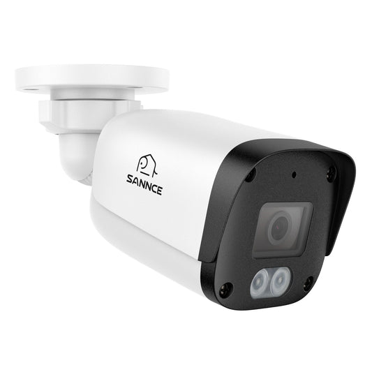 FW800 – 4K PoE-Überwachungskamera als Zusatzkamera mit Audio, KI-Erkennung, Weitwinkelobjektiv, Dual-Light-Farbnachtsicht und IP67-Wasserschutz