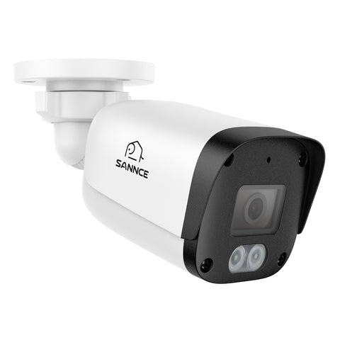 4 STÜCK 5MP Full HD PoE IP-Sicherheitskamera, Nachtsicht, erweiterte Erkennung, IP67 wasserdicht