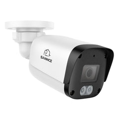 2 STÜCK 5MP Full HD PoE IP-Sicherheitskamera, Nachtsicht, erweiterte Erkennung, IP67 wasserdicht