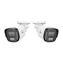 2 Stück 5MP Full HD PoE IP Kugelsicherheitskamera, 256G Speicherkapazität für TF-Karte, Zweige-Kommunikation