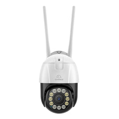 5MP 5-fach optisches Zoom PTZ WLAN-Sicherheitskamera, 350° Schwenkung & 90° Neigung, Farb-Nachtsicht, Zwei-Wege-Audio, Cloud & max. 128 GB lokale Speicherung, kompatibel mit Alexa