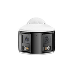 ANNKE FCD800 - 8MP UHD-Doppelobjektiv-PoE-Überwachungskamera für den Außenbereich, 180°-Panoramablick, intelligente Nachtsicht mit Doppellicht, Zweiwege-Audio, aktive Sirene und Alarm, Personen- und Fahrzeugerkennung, IP67