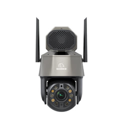 5MP 20X Zoom Kugelkamera, intelligente Doppellicht-Nachtvision, AI-gestützte Personenerkennung, 270°-Panorama- und 90°-Neigungsbewegung, Zweiweg-Audio, Cloud- und maximal 128 GB lokaler Speicher, kompatibel mit Alexa