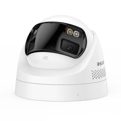 ANNKE FCD800 - 8MP UHD-Doppelobjektiv-PoE-Überwachungskamera für den Außenbereich, 180°-Panoramablick, intelligente Nachtsicht mit Doppellicht, Zweiwege-Audio, aktive Sirene und Alarm, Personen- und Fahrzeugerkennung, IP67