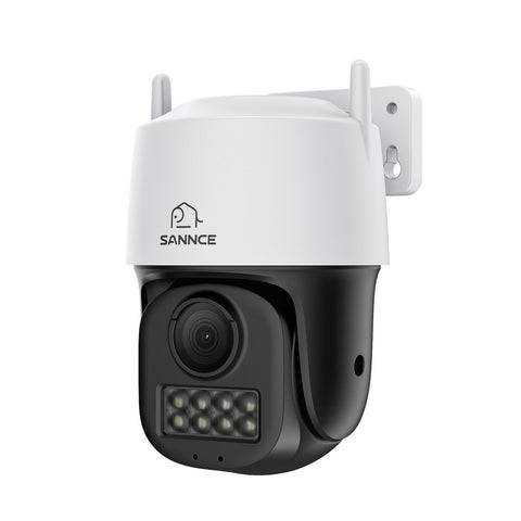 5MP 8 Channel PoE Security System, 6MP NVR + PT IP Cameras, S+265., AI Human & Vehicle Detection, Smart Playback, Smart Notification with Image Attached