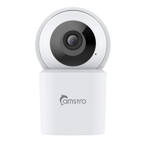 Camstro Videoüberwachung, 5 MP Super-HD Indoor PT WiFi IP-Kamera – Schwenk & Neige, Tag- und Nachtsicht, Zwei-Wege-Audio