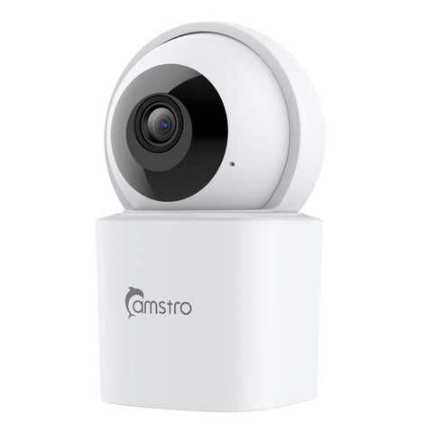 Camstro Videoüberwachung, 5 MP Super-HD Indoor PT WiFi IP-Kamera – Schwenk & Neige, Tag- und Nachtsicht, Zwei-Wege-Audio