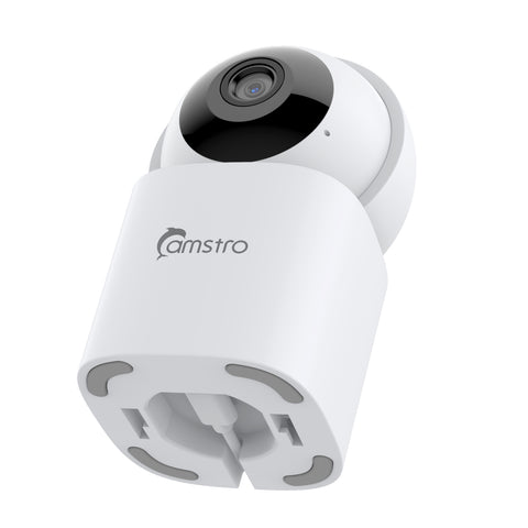 Camstro Videoüberwachung, 5 MP Super-HD Indoor PT WiFi IP-Kamera – Schwenk & Neige, Tag- und Nachtsicht, Zwei-Wege-Audio