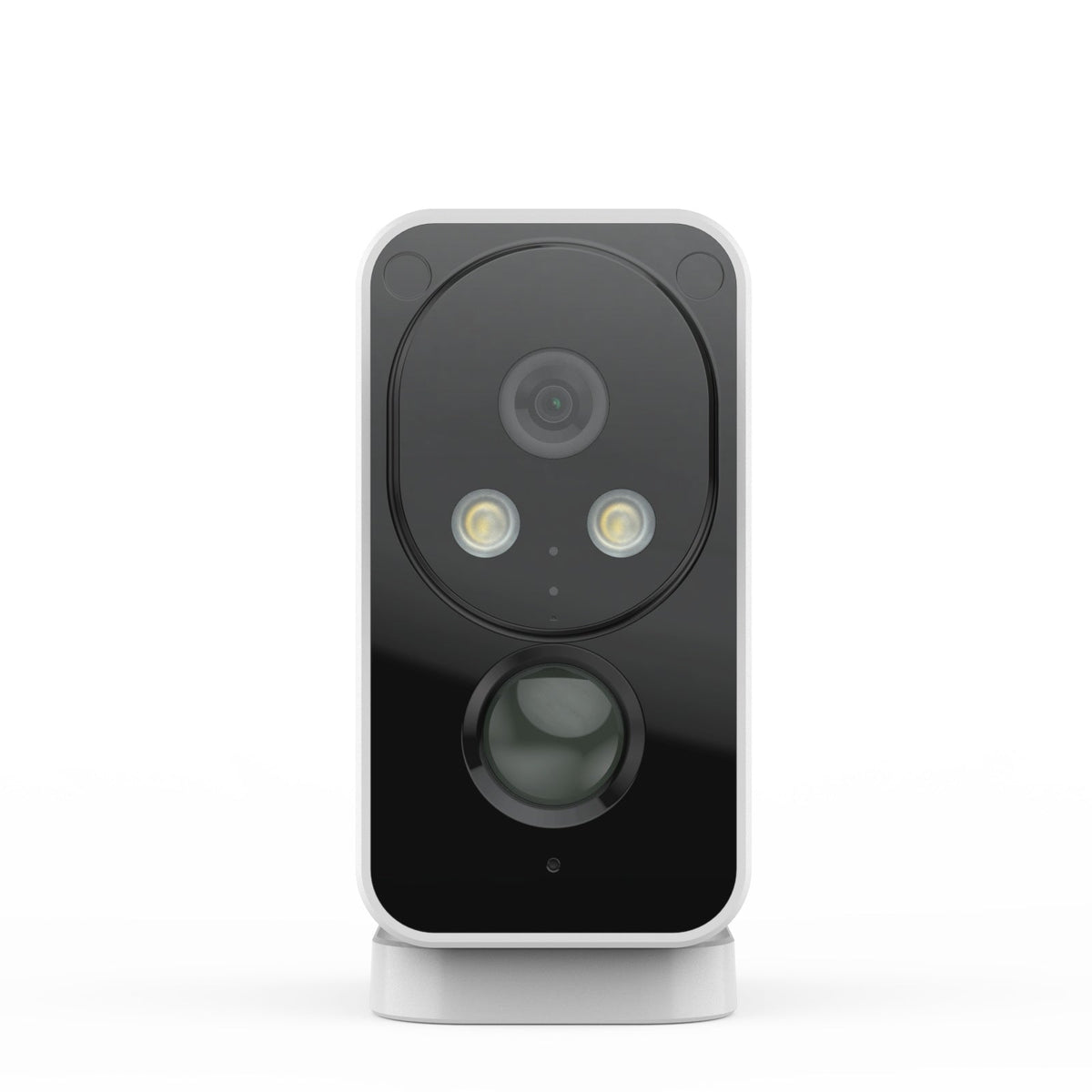 Camstro 2K kabellose Außenkamera mit Farb-Nachtsicht, PIR-Bewegungserkennung, Zwei-Wege-Audio, IP66, Cloud-/SD-Speicher, Alexa-kompatibel, WLAN 2,4 GHz, wiederaufladbarer Akku.