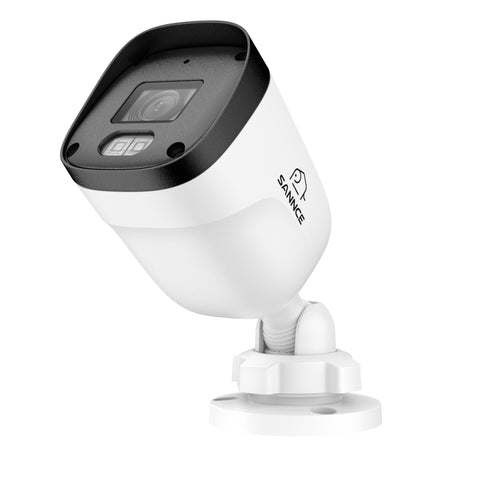 2 Stück 3MP Ultra-HD PoE Bullet-Kameras mit F1.0 Vollfarb-Nachtsicht, 1/10000 Lux Klarheit bei schwachem Licht und Zwei-Wege-Audio