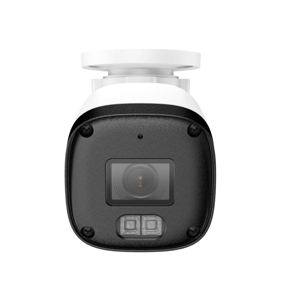 2 Stück 3MP Ultra-HD PoE Bullet-Kameras mit F1.0 Vollfarb-Nachtsicht, 1/10000 Lux Klarheit bei schwachem Licht und Zwei-Wege-Audio