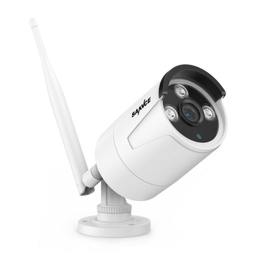 3MP 16-Kanal-Kabelloses Sicherheitskamerasystem, 8MP NVR, 3MP WiFi IP-Kamera, Zweiwege-Audio, IP66 wasserdicht, intelligente KI-Menschenerkennung, funktioniert mit Alexa