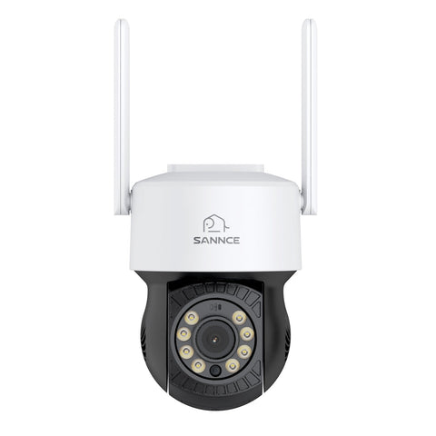 5MP 16-Kanal WLAN Überwachungssystem mit 8MP NVR, PT WiFi Kameras, KI-Personenerkennung, Audio, Alexa (6x PT + 2x Dual-Lens)