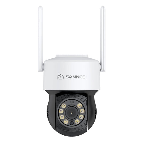 5MP 16-Kanal Kabelloses CCTV-PT-Kamerasystem mit 8MP NVR, 8× 5MP WLAN-IP-Kameras mit Schwenk- & Neigefunktion, Audioaufzeichnung, KI-Personenerkennung, Alexa-kompatibel